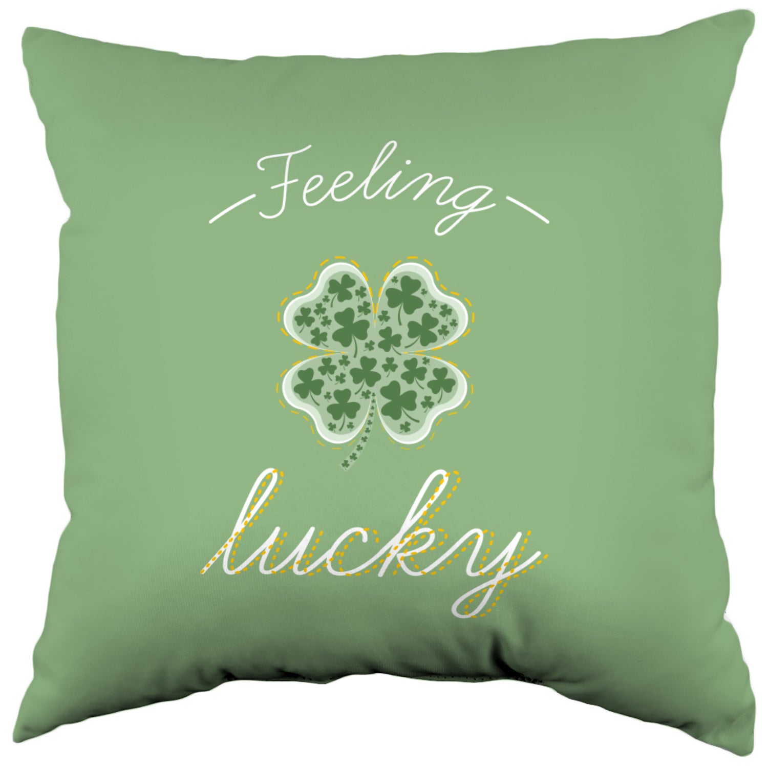 Feeling Lucky Decorative Pillow, 2 Sizes, Made in the USA