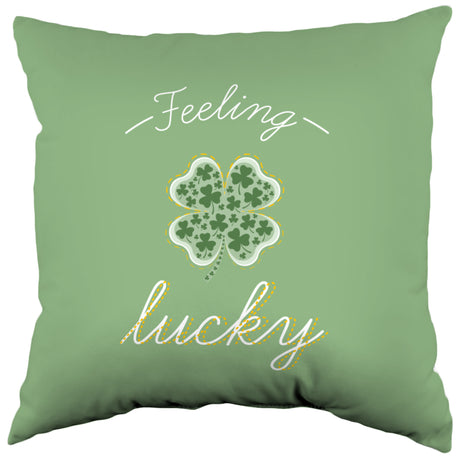 Feeling Lucky Decorative Pillow, 2 Sizes, Made in the USA