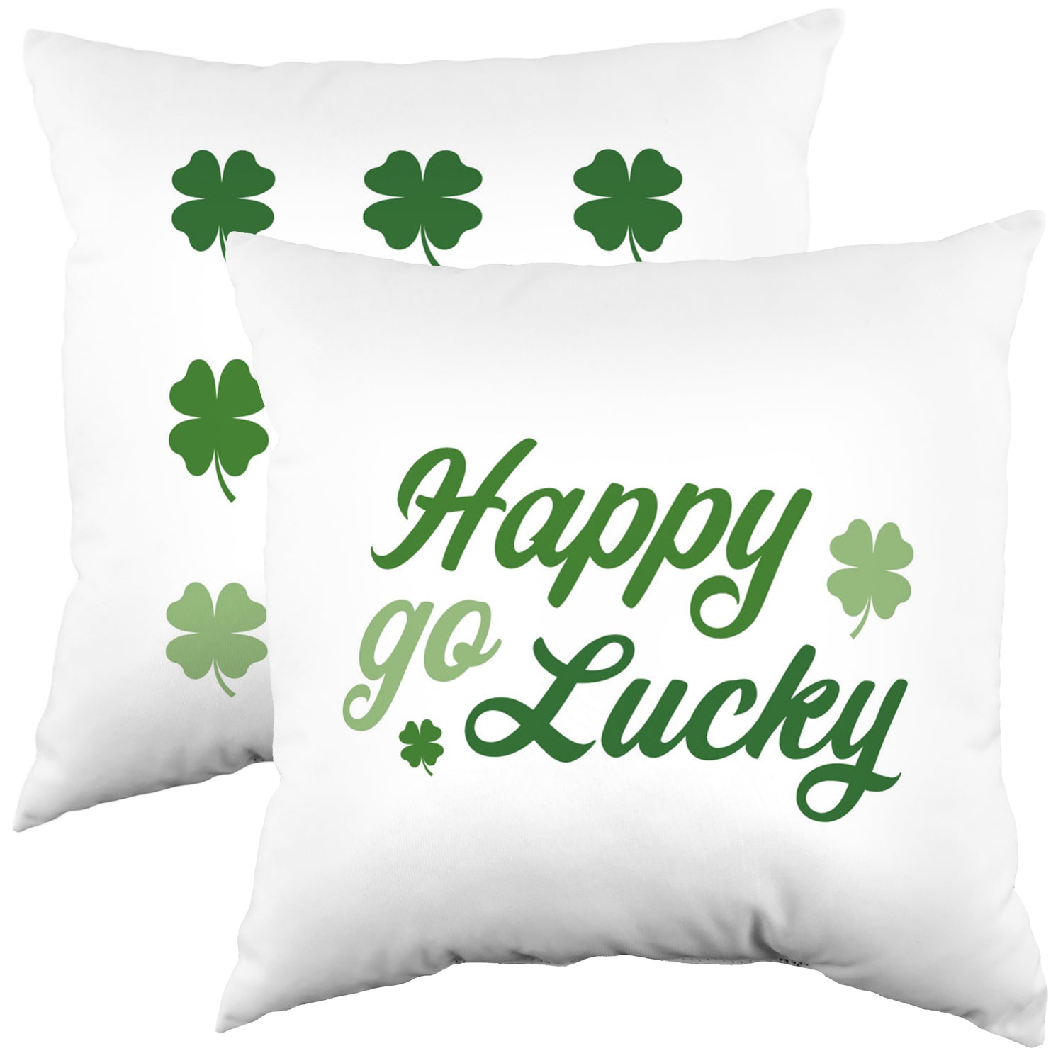 Happy Go Lucky Decorative Pillow, 2 Sizes, Made in the USA