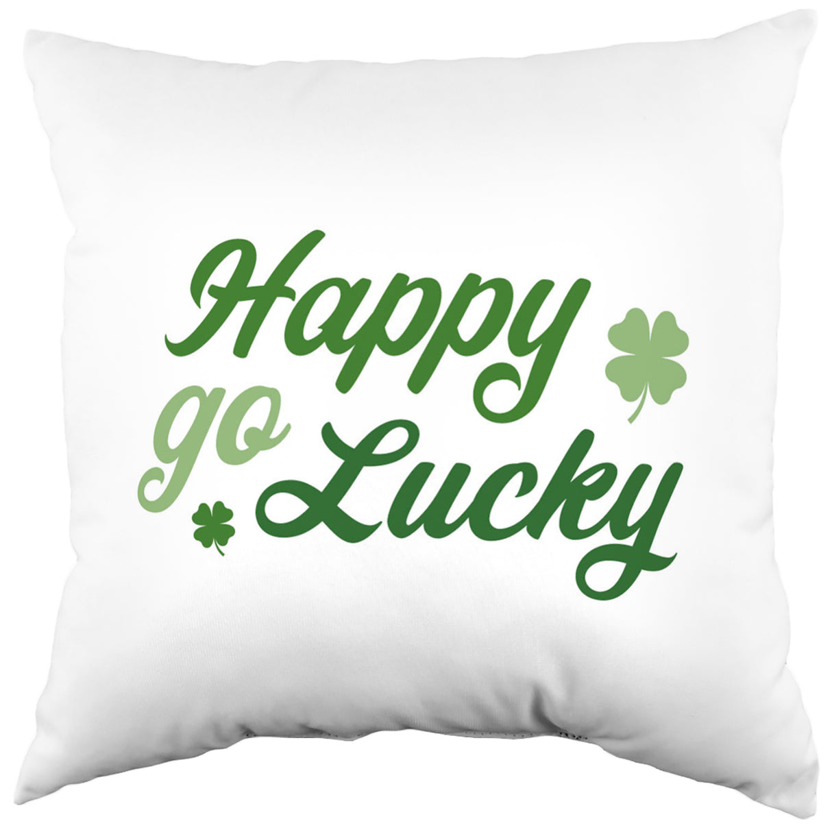 Happy Go Lucky Decorative Pillow, 2 Sizes, Made in the USA