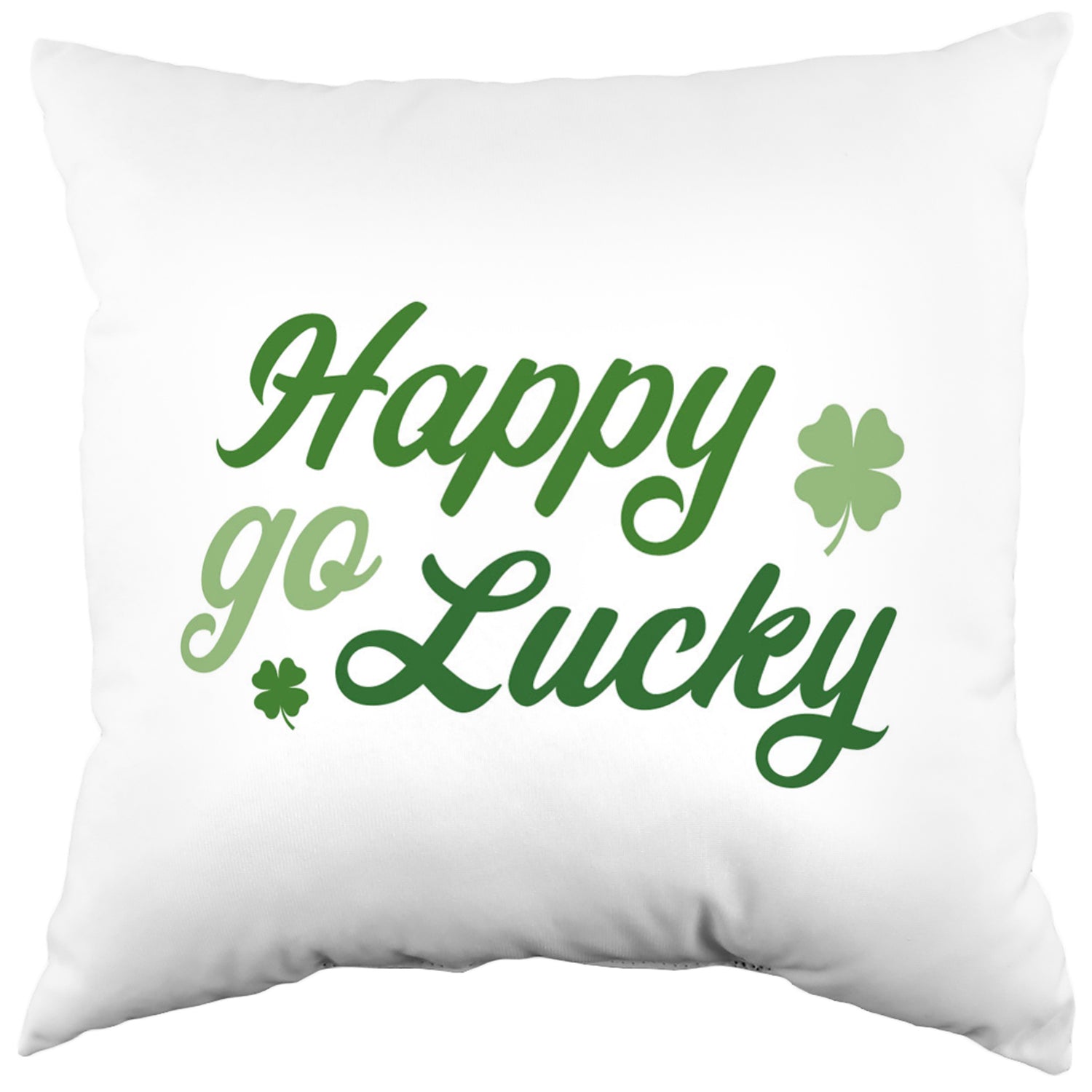 Happy Go Lucky Decorative Pillow, 2 Sizes, Made in the USA