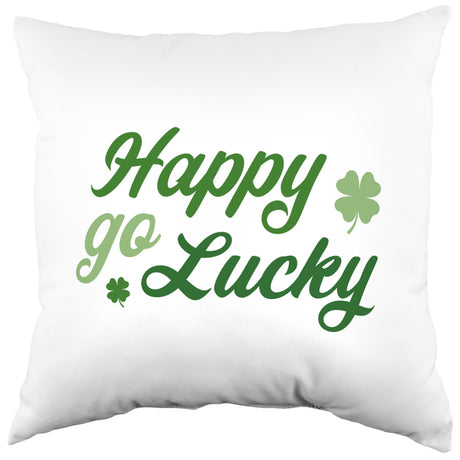 Happy Go Lucky Decorative Pillow, 2 Sizes, Made in the USA