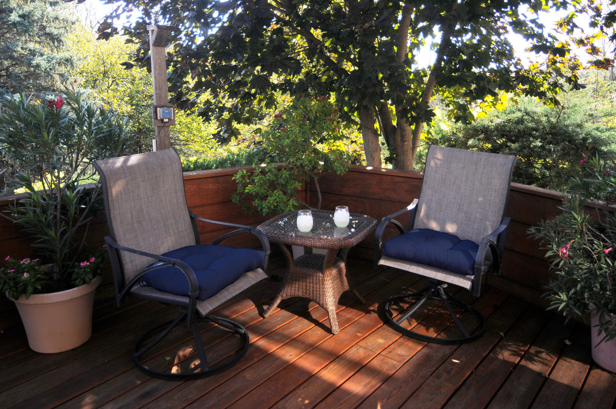 Navy Indoor / Outdoor Seat Cushion Patio D Cushion