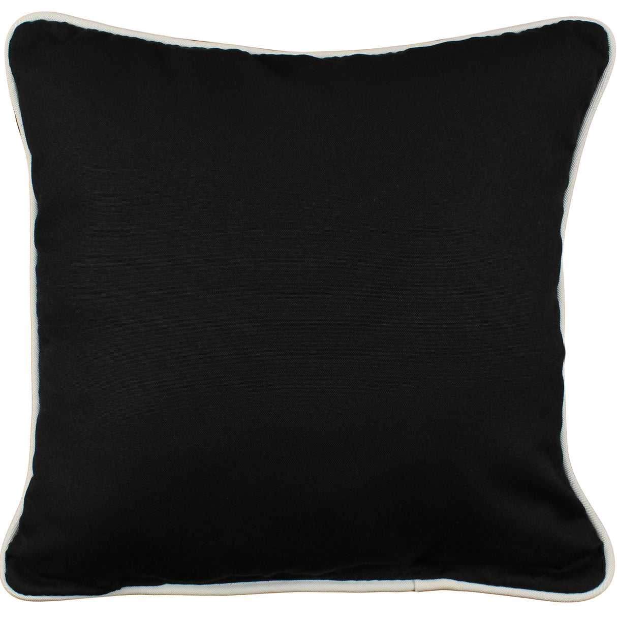 Black Outdoor Decorative Pillow