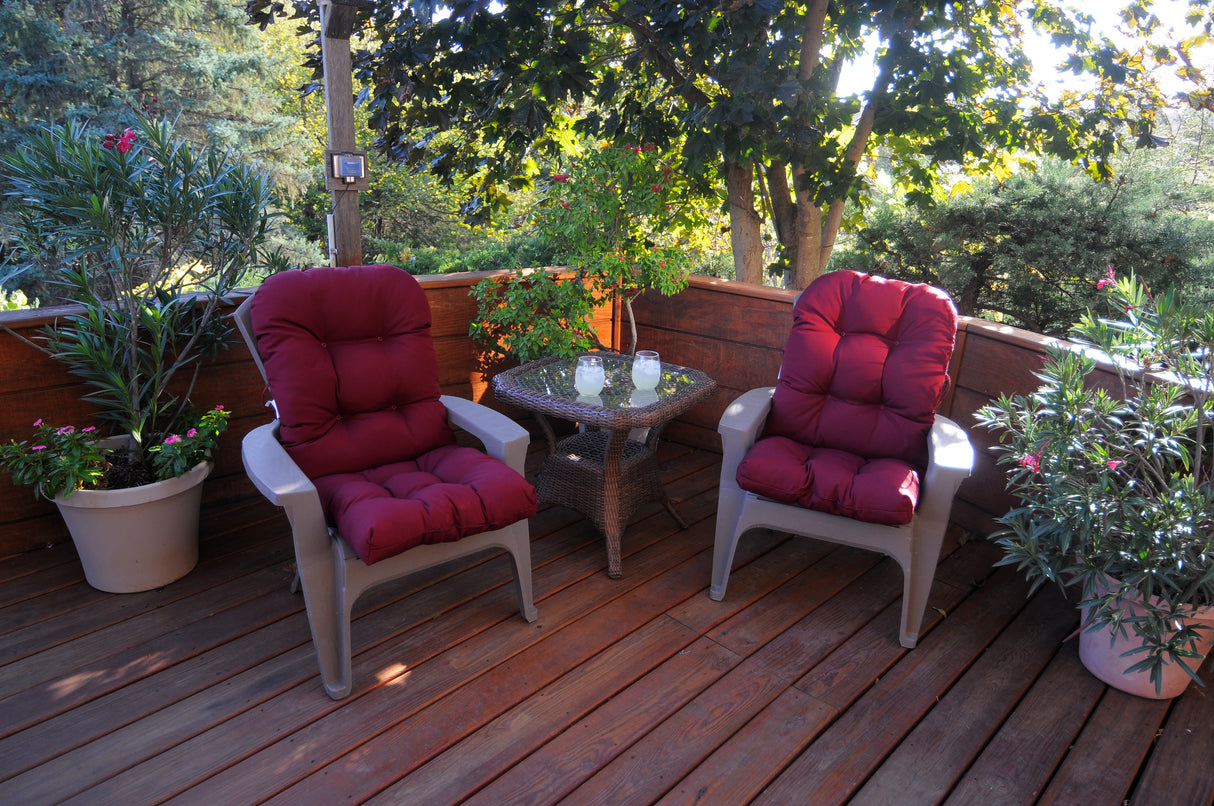 Burgundy Adirondack Cushion