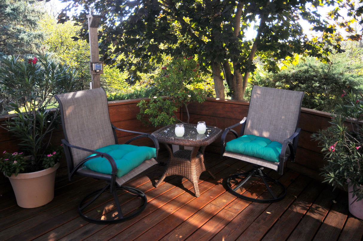 Turquoise Indoor / Outdoor Seat Cushion Patio D Cushion