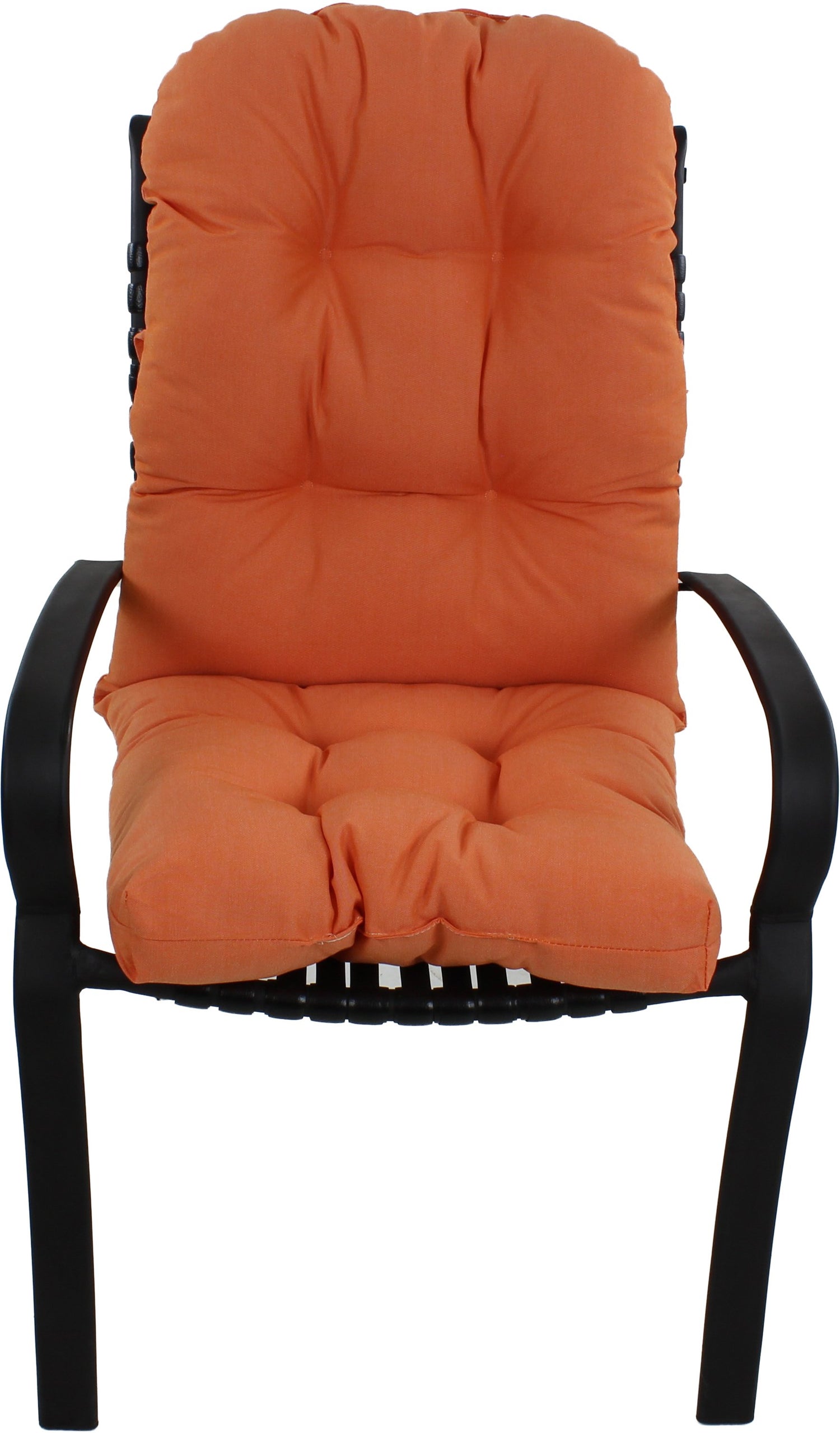 Tuscan Orange Canvas Adirondack Cushion