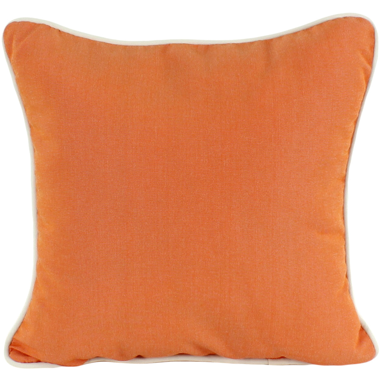 Tuscan Orange Canvas Outdoor Decorative Pillow