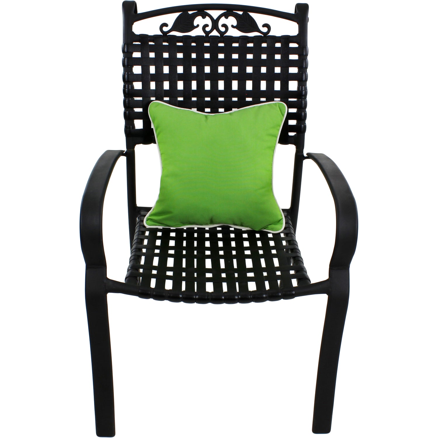 Celery Green Canvas Outdoor Decorative Pillow