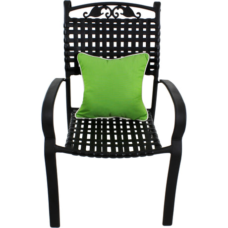 Celery Green Canvas Outdoor Decorative Pillow