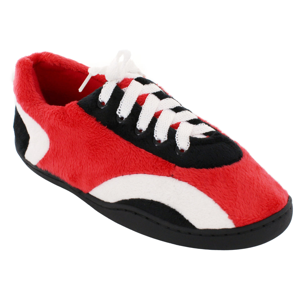 Red, Black and White All Around Indoor Outdoor Slipper – Everything Comfy -  College Covers - Comfy Feet
