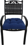 Midnight Blue Mainstreet Weave Indoor / Outdoor Seat Cushion Patio D Cushion