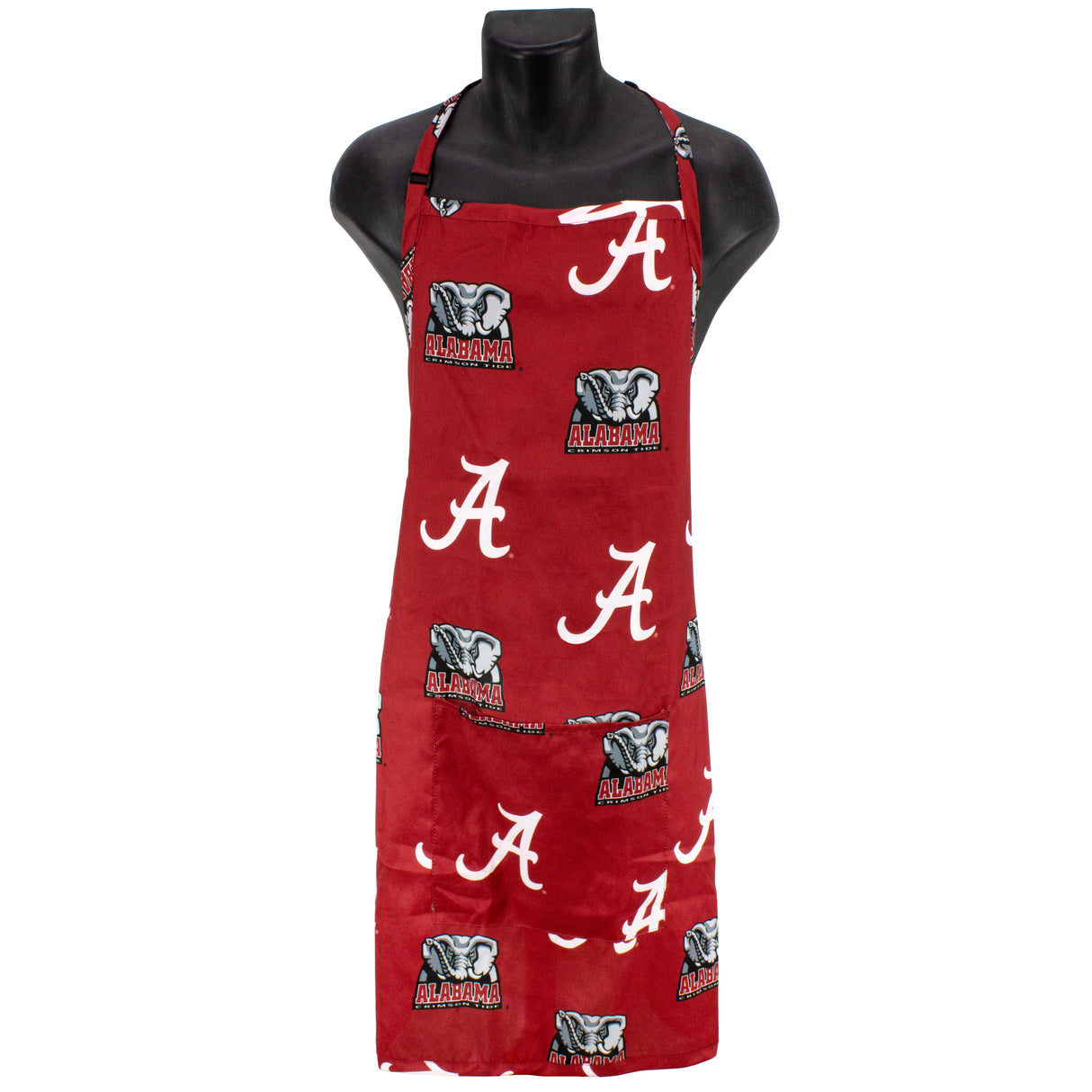 Alabama Crimson Tide Grilling Tailgating Apron with 9" Pocket, Adjustable