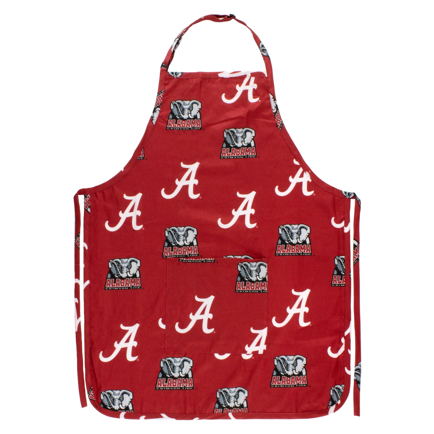 Alabama Crimson Tide Grilling Tailgating Apron with 9" Pocket, Adjustable
