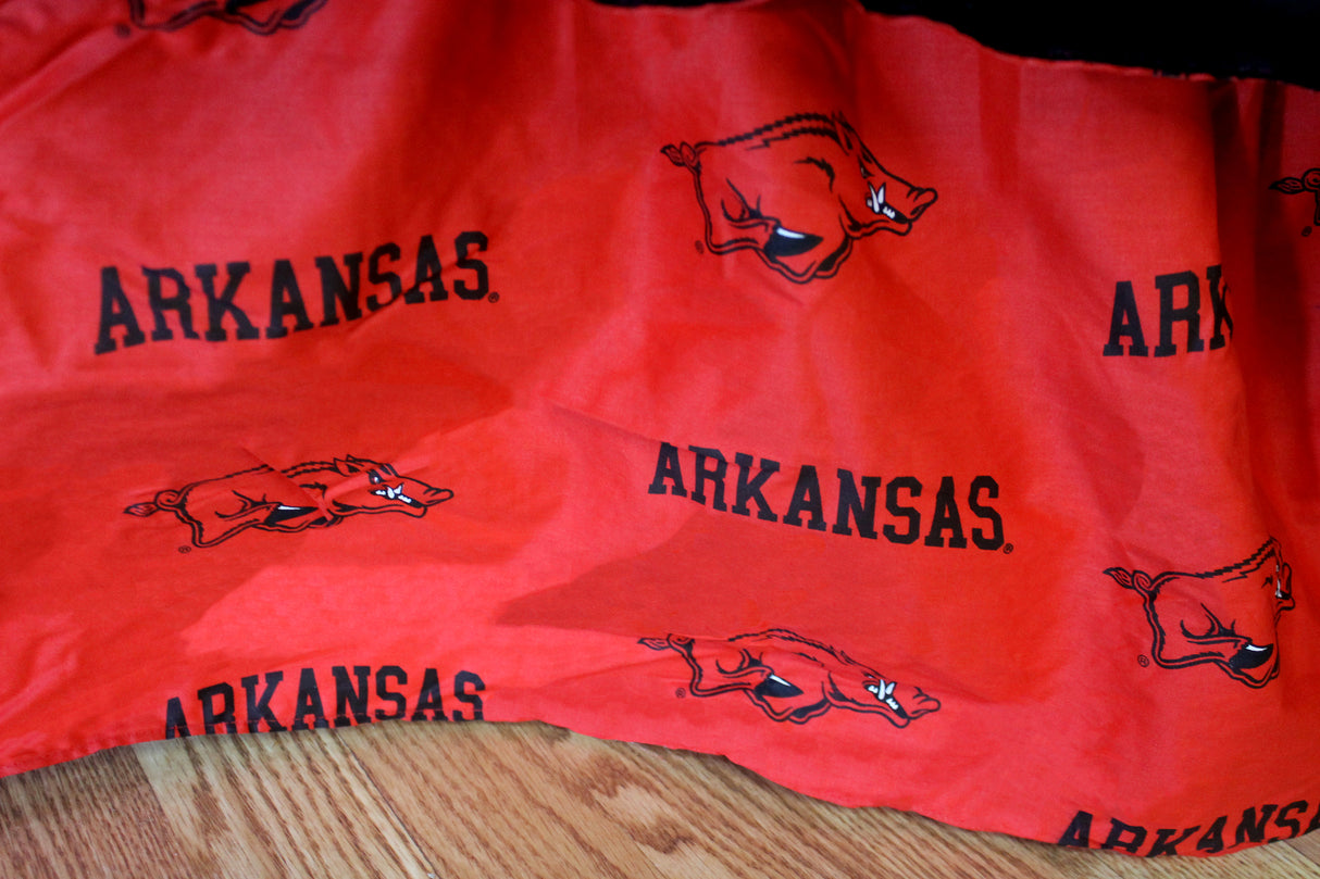 Arkansas Razorbacks Dust Ruffle