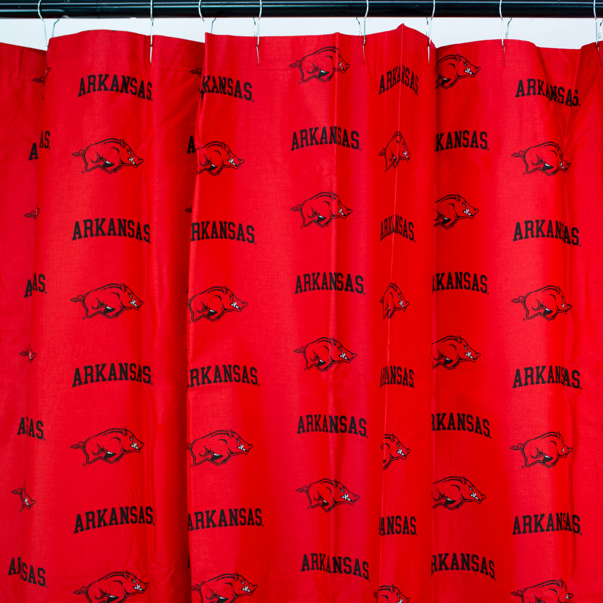 NCAA Louisville Cardinals Shower Curtain Ring Set, 12 Piece 