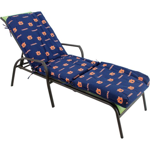 Auburn Tigers Three Piece Chaise Lounge Cushion