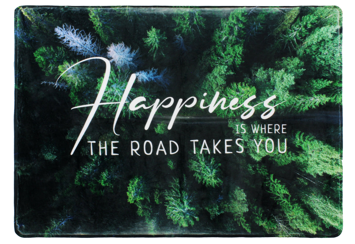 Happiness Throw Blanket