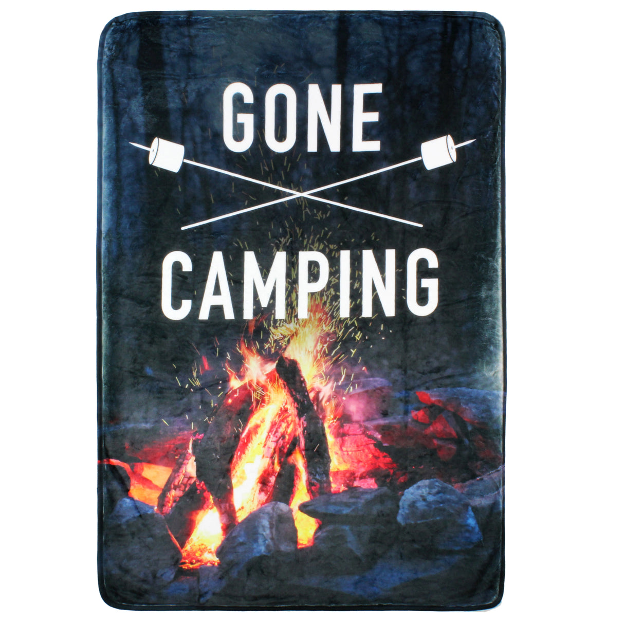 Gone Camping Throw Blanket