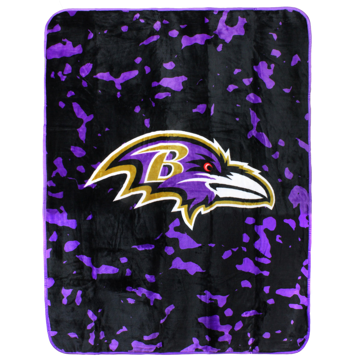 Baltimore Ravens Raschel Throw