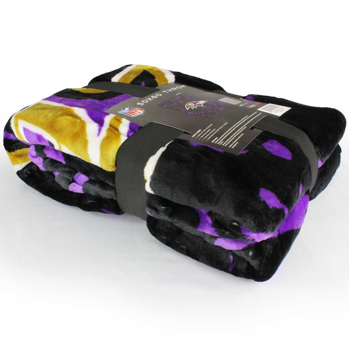 Baltimore Ravens NFL Throw Blanket, 50" x 60"