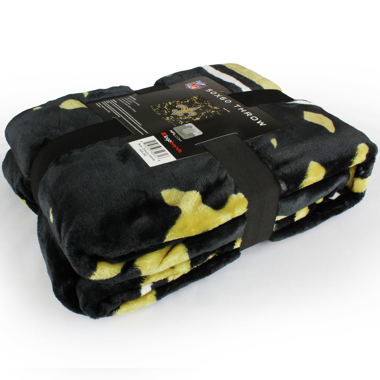 New Orleans Saints NFL Throw Blanket, 50" x 60"