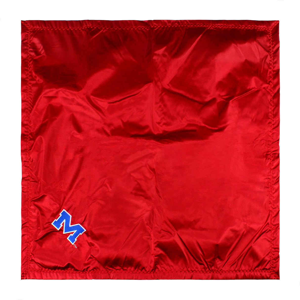 Ole Miss Rebels Silky and Super Soft Plush Baby Blanket, 28" x 28"