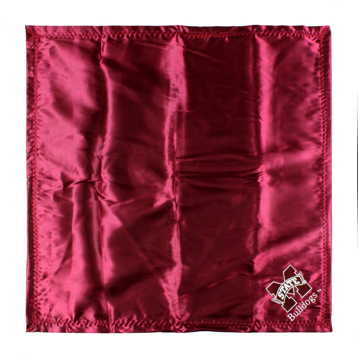 Mississippi State Bulldogs Silky and Super Soft Plush Baby Blanket, 28" x 28"