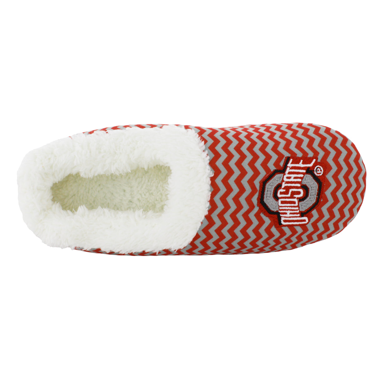 Ohio State Buckeyes Chevron Slip On Slippers