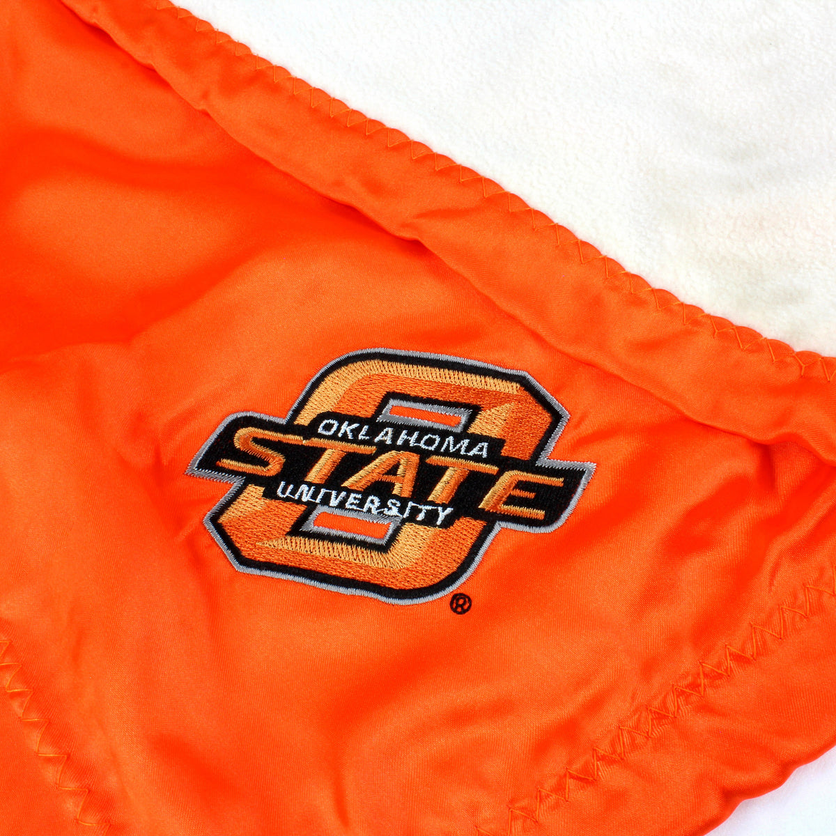 Oklahoma State Cowboys Silky and Super Soft Plush Baby Blanket, 28" x 28"