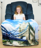 Tower Bridge in London Throw Blanket