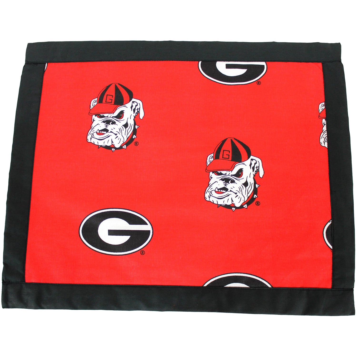 Georgia Bulldogs Placemat Set, Set of 4 Cotton and Reusable Placemats