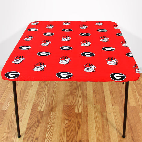Georgia Bulldogs Fitted Table Cover / Tablecloth:  3 Sizes Available