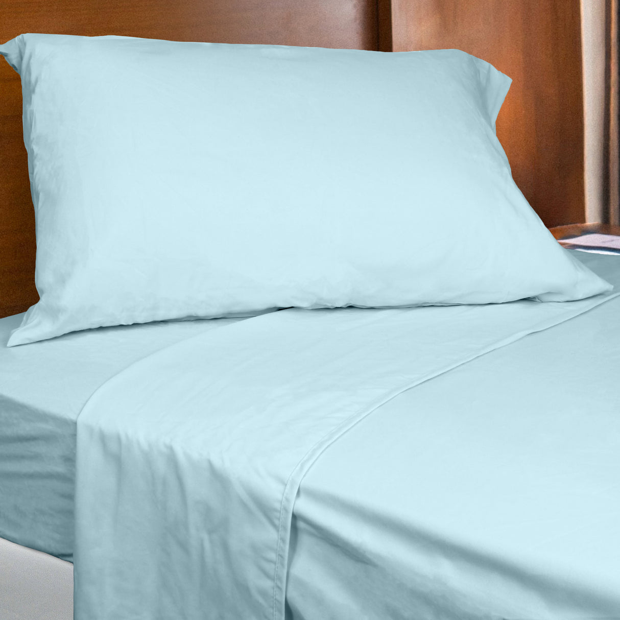 Everything Comfy Sky Blue Soft Brushed Microfiber Sheet Set