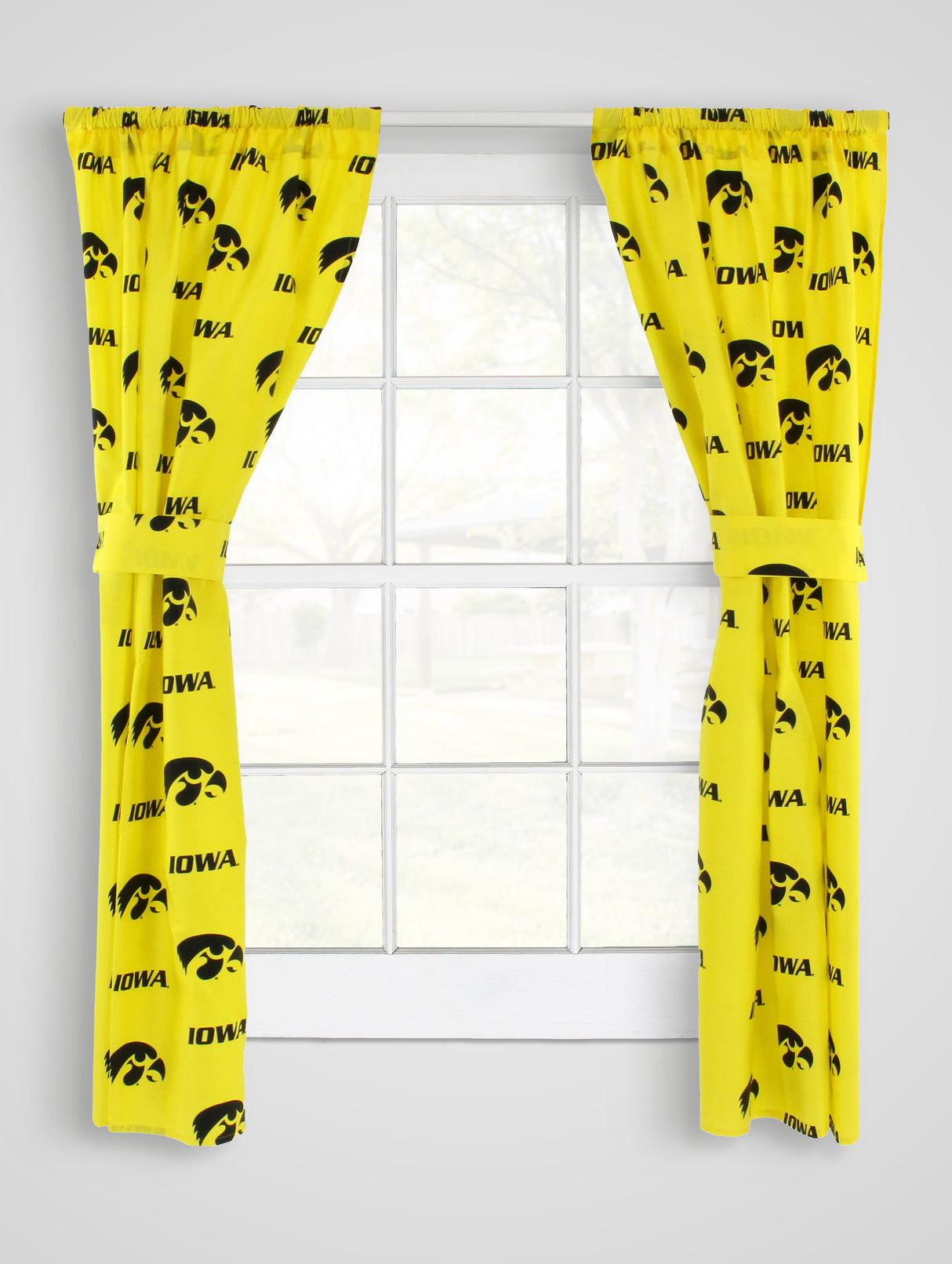 Iowa Hawkeyes Curtain Panels - 63" or 84"