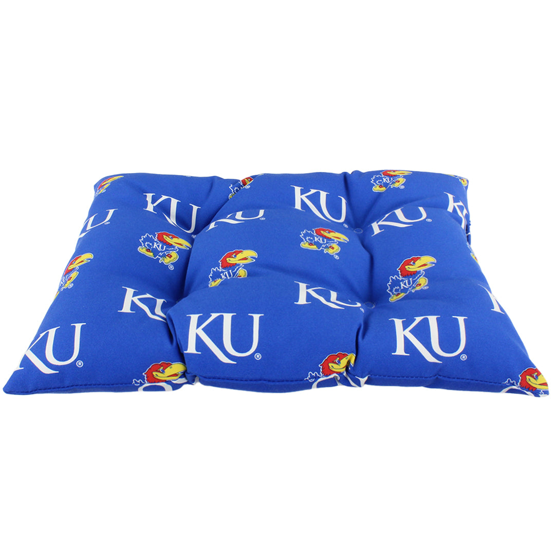 Kansas Jayhawks Rocker Pad/Chair Cushion or Small Pet Bed