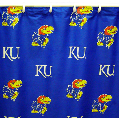 Kansas Jayhawks Shower Curtain Cover