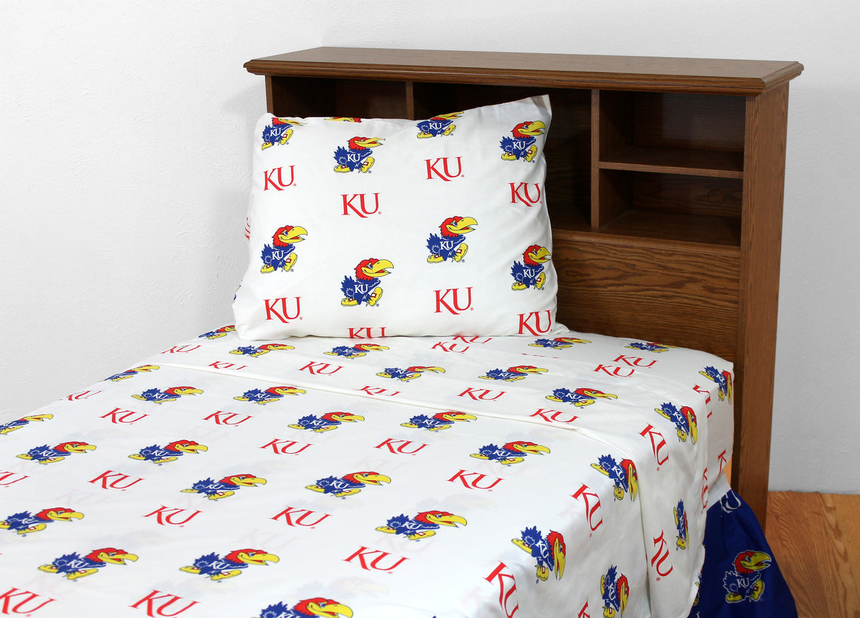 Kansas Jayhawks Sheet Set