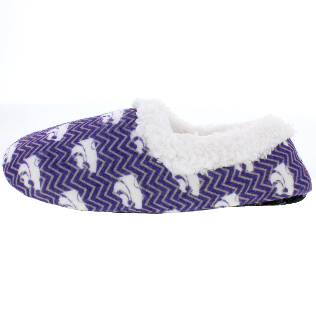 Kansas State Wildcats Chevron Slip On Slippers