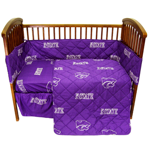 Kansas State Wildcats 5 piece Baby Crib Set