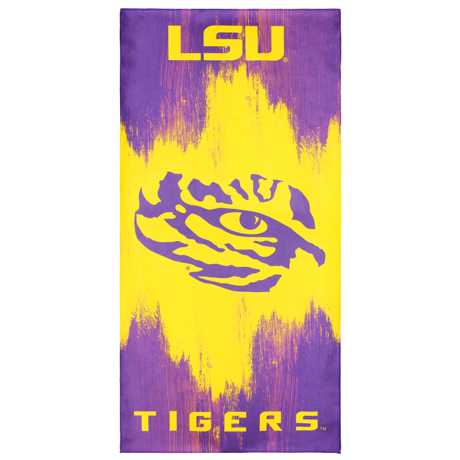 LSU Tigers Beach Towel, 30" x 60"