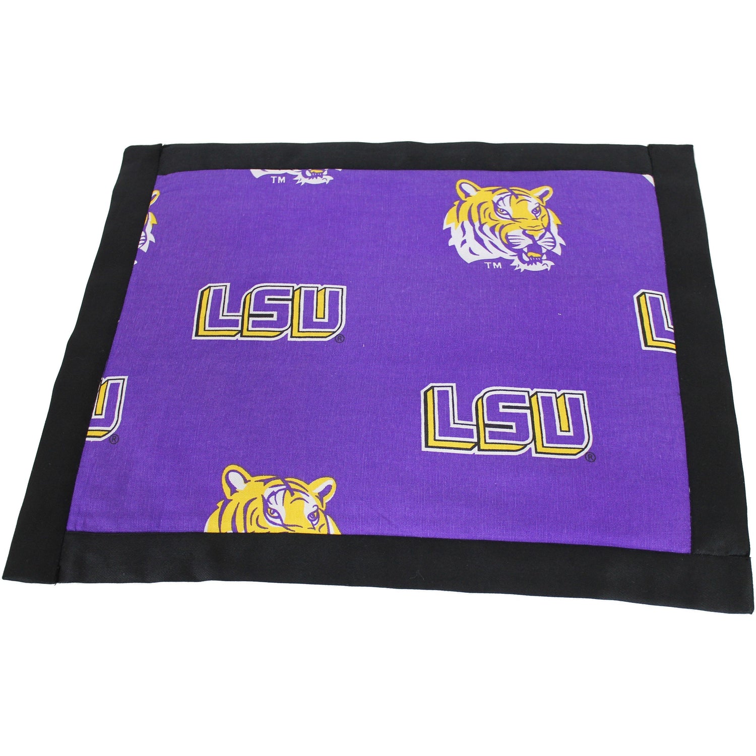 LSU Tigers Placemat Set, Set of 4 Cotton and Reusable Placemats