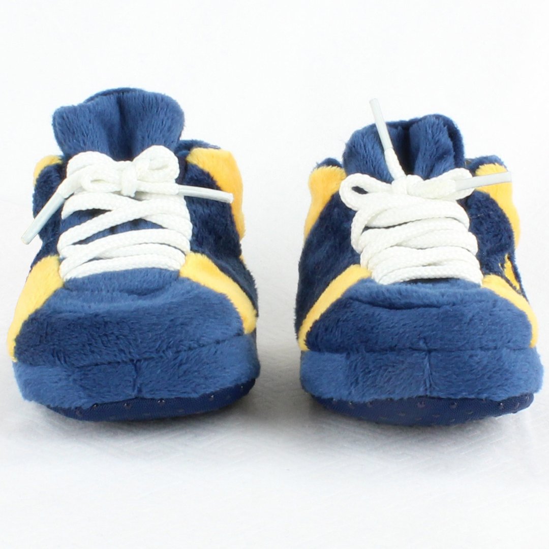 Michigan Wolverines Baby Blanket & Slippers Set