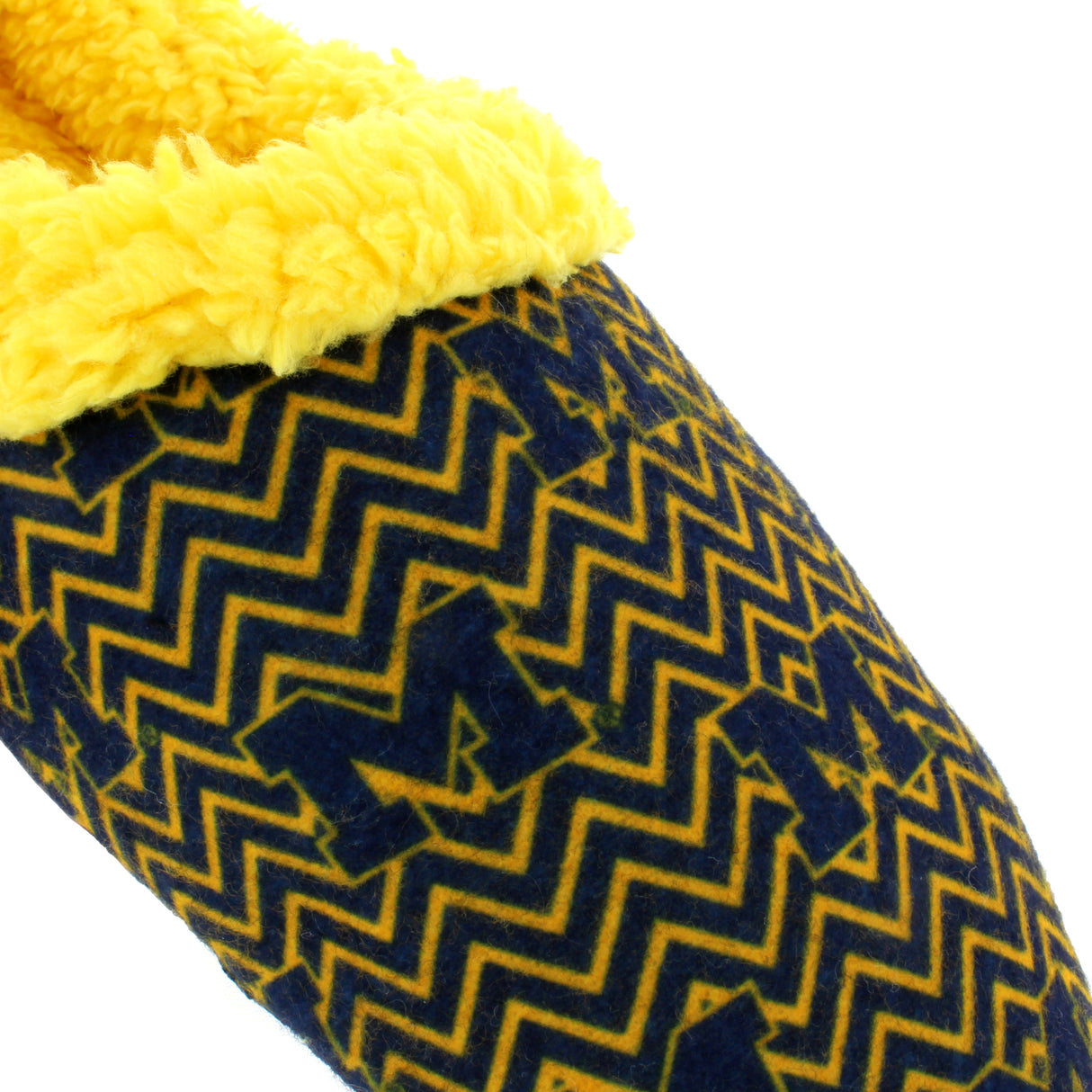Michigan Wolverines Chevron Slip On Slippers