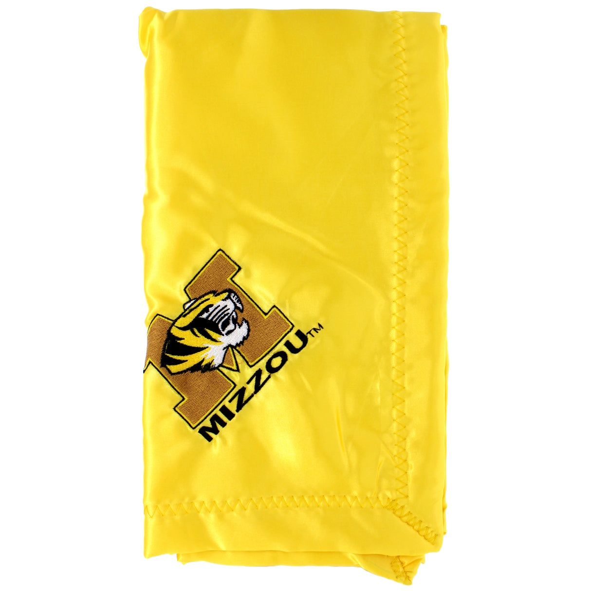 Missouri Tigers Silky and Super Soft Plush Baby Blanket, 28" x 28"