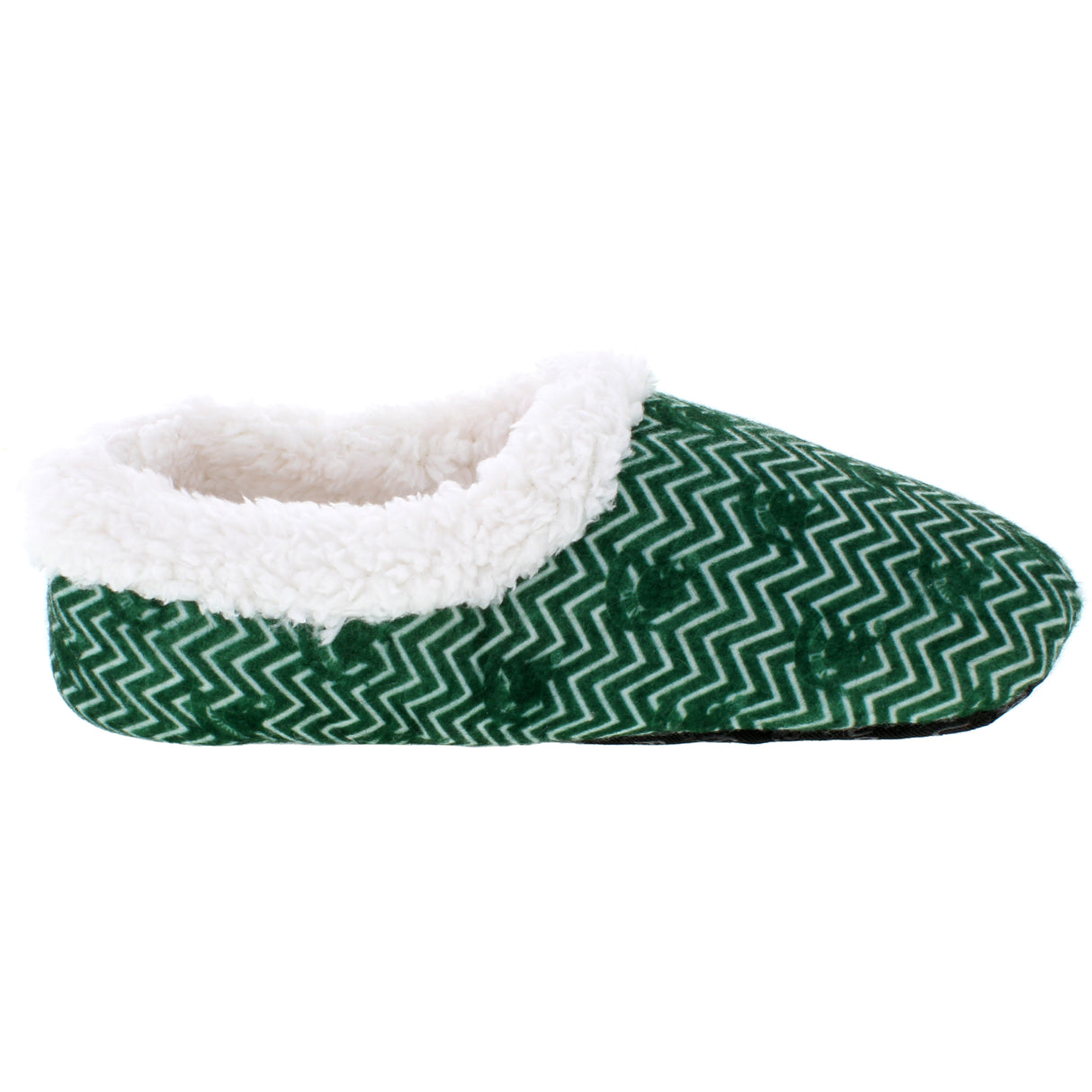 Michigan State Spartans Chevron Slip On Slippers