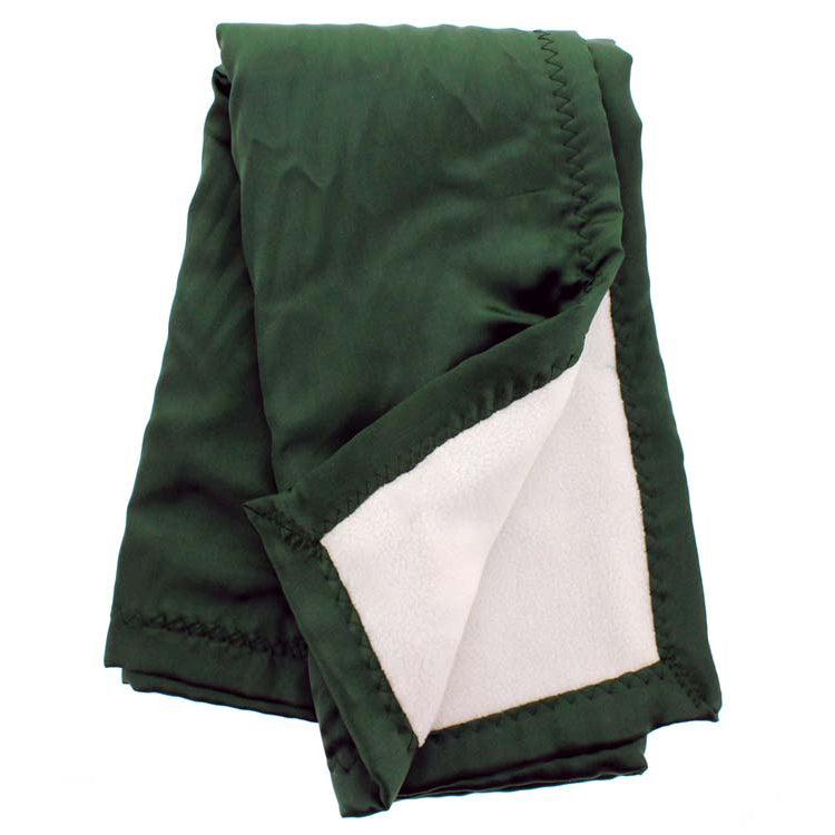 Michigan State Spartans Silky and Super Soft Plush Baby Blanket, 28" x 28"