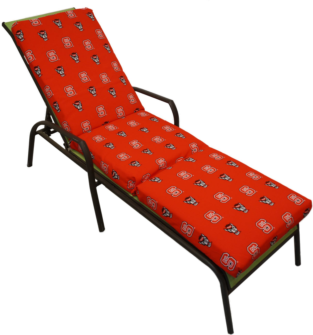 North Carolina State Wolfpack Three Piece Chaise Lounge Cushion