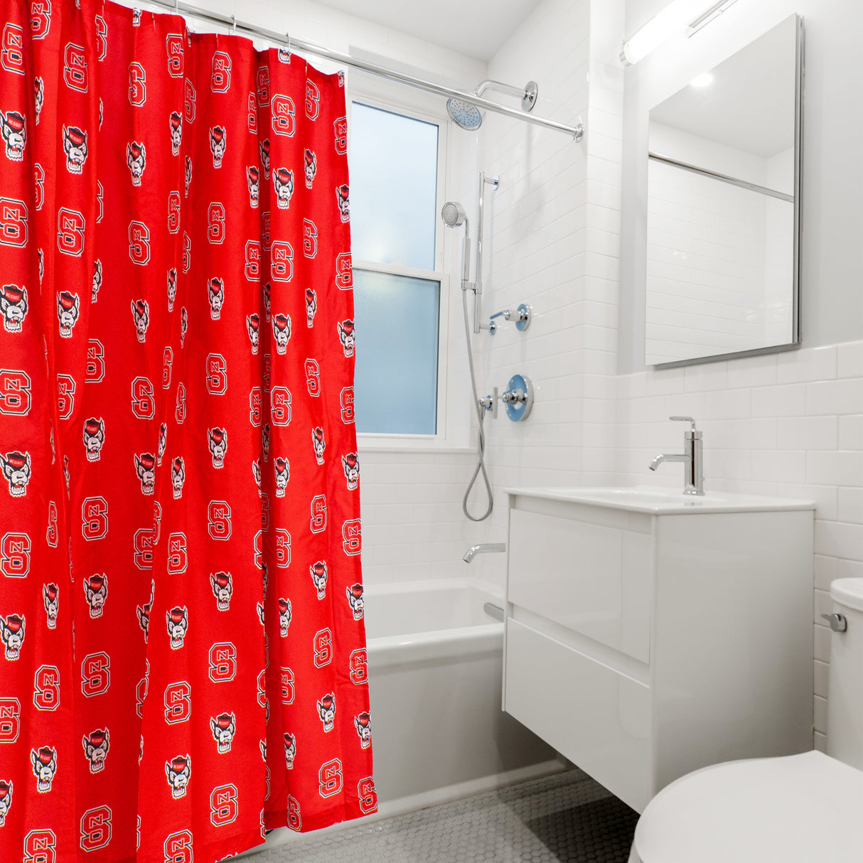 North Carolina State Wolfpack Shower Curtain Cover