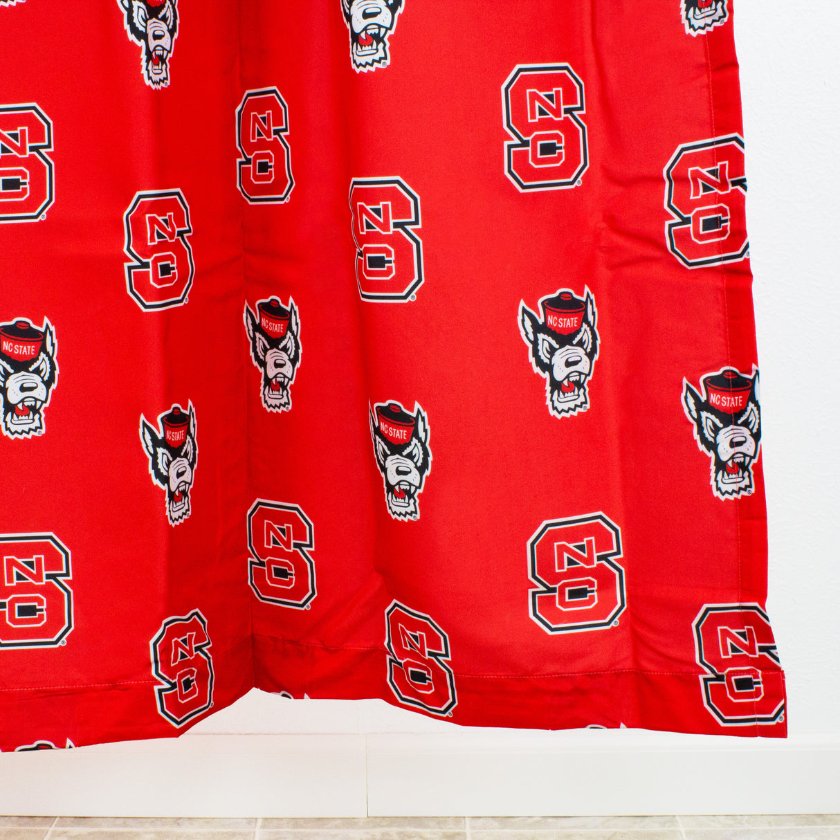 North Carolina State Wolfpack Shower Curtain Cover